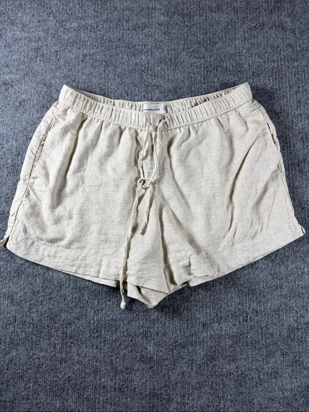 Abercrombie & Fitch Shorts Linen-Blend Lined Shorts